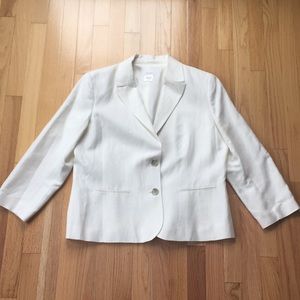 Kate hill white blazer 14